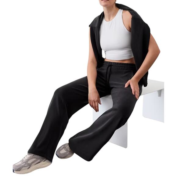 Athleta Seasoft Mid Rise Straight Pant Black Size Large - Picture 13 of 14